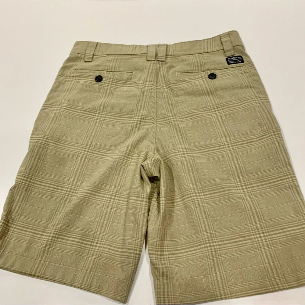 O’NEILL Tan Plaid Shorts